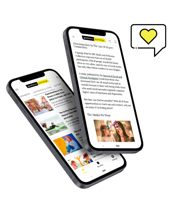 Goodness Exchange on mobile app